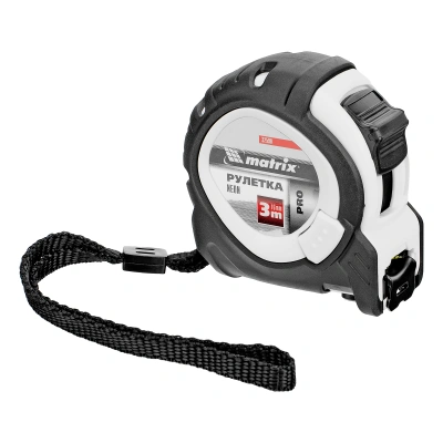Рулетка Neon,3 м x 16 мм,обрезиненный корпус,3 фиксации,Pro Matrix по ценам производителя в Воронеже с доставкой по всей России
