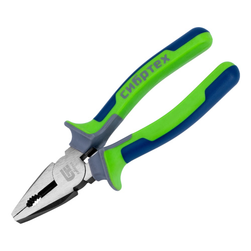 Плоскогубцы комбинированные, 200 мм, фосфатирование, трехкомпонентные рукоятки Сибртех по ценам производителя в Воронеже с доставкой по всей России