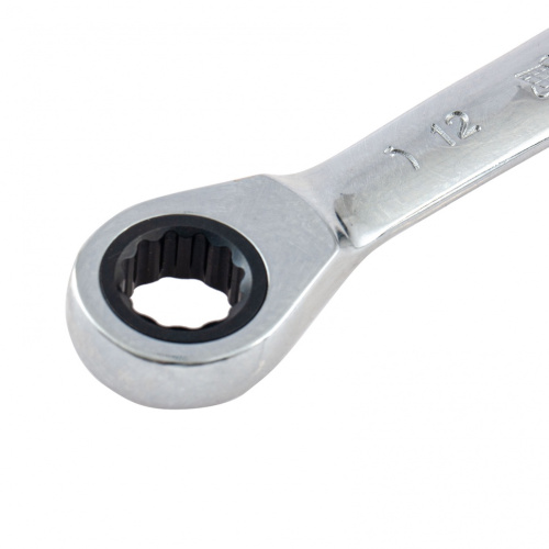 Ключ накидной трещоточный, 12 х 14мм, CrV, зеркальный хром Matrix по ценам производителя в Воронеже с доставкой по всей России