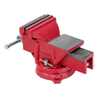 Тиски слесарные, 125 мм, поворотные, с наковальней Matrix по ценам производителя в Воронеже с доставкой по всей России