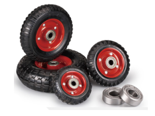 Колесо большегрузное P 200 200 мм резина с протектором, на ось (N) по ценам производителя в Воронеже с доставкой по всей России