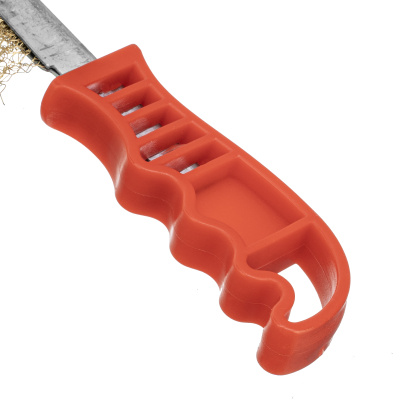 Щетка металлическая латунированная, пластиковая ручка Matrix по ценам производителя в Воронеже с доставкой по всей России