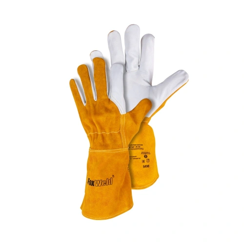 Краги кожаные мягкие FOXWELD "Мустанг" КС-03 по ценам производителя в Воронеже с доставкой по всей России