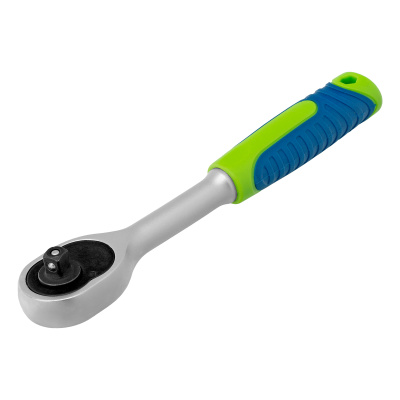 Ключ-трещотка 1/4", 45 зубьев, с быстрым сбросом, матовый хром Сибртех по ценам производителя в Воронеже с доставкой по всей России