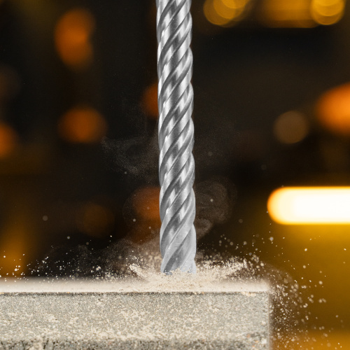 Бур по бетону, цельная крестовая пластина, 14x215 мм, SDS PLUS Denzel по ценам производителя в Воронеже с доставкой по всей России