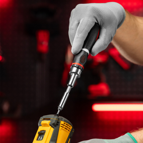 Отвертка реверсивная, набор бит, 12 шт, CrV Matrix по ценам производителя в Воронеже с доставкой по всей России