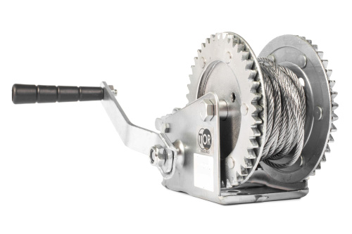 Лебедка ручная TOR ЛН-1200 (LHW) г/п 0,5 т длина троса 20 м по ценам производителя в Воронеже с доставкой по всей России