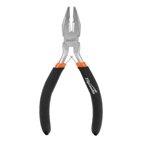 Плоскогубцы Mini, 130 мм, никелированные, авторазжим Sparta по ценам производителя в Воронеже с доставкой по всей России
