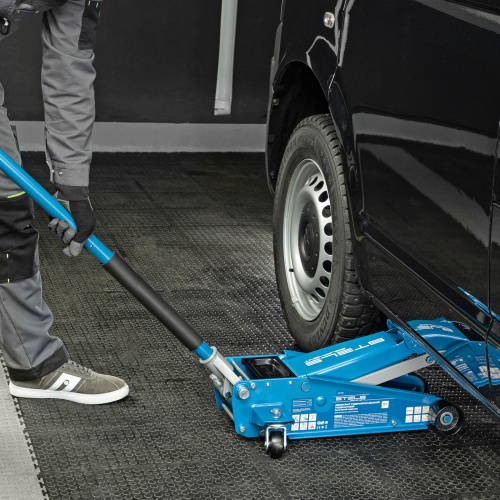 Домкрат гидравлический подкатной, 3 т, 120-450 мм, быстрый подъем, проф. Stels по ценам производителя в Воронеже с доставкой по всей России