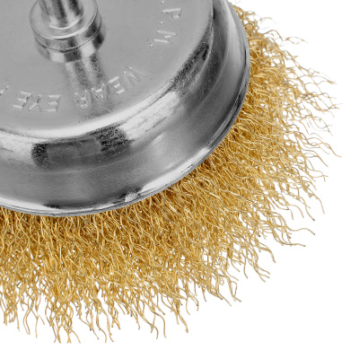 Набор щеток для дрели, 2 шт, 1 плоская, 100 мм, 1 "чашка", 75 мм, со шпильками Matrix по ценам производителя в Воронеже с доставкой по всей России