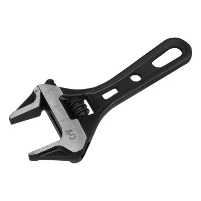 Ключ разводной 115 мм, CrV, кованый, укороченная рукоятка Denzel по ценам производителя в Воронеже с доставкой по всей России