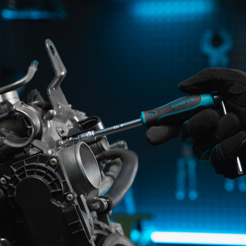 Набор инструментов, 1/4", 1/2", CrV, 120 зубьев, 76 предметов Gross по ценам производителя в Воронеже с доставкой по всей России