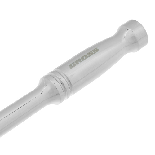 Ключ-трещотка 1/4", CrV, 120 зубьев, цельнометаллический, хром Gross по ценам производителя в Воронеже с доставкой по всей России