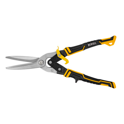 Ножницы по металлу, 315 мм, прямой проходной рез, сталь-CrMo, трехкомпонентные рукоятки Denzel по ценам производителя в Воронеже с доставкой по всей России