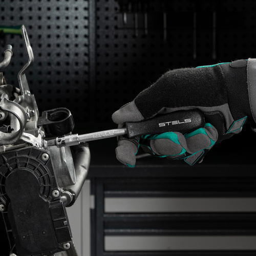 Набор инструментов, 1/2", 1/4", CrV, пластиковый кейс 76 предметов Stels по ценам производителя в Воронеже с доставкой по всей России