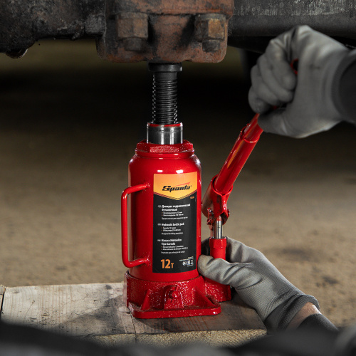 Домкрат гидравлический бутылочный, 12 т, h подъема 210-400 мм Sparta по ценам производителя в Воронеже с доставкой по всей России