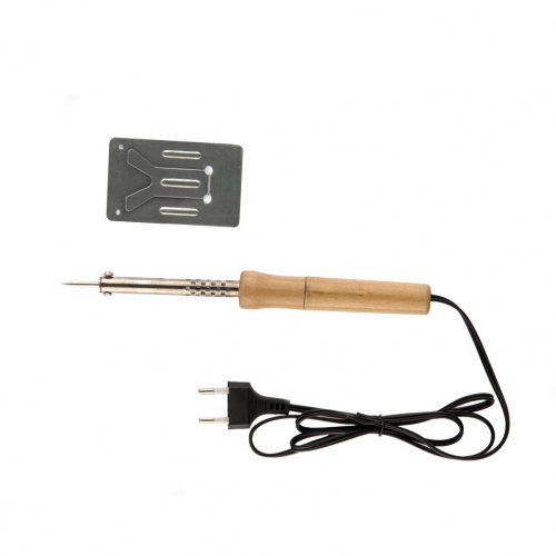 Паяльник с ручкой из дерева, 30 Вт, 220 В Sparta по ценам производителя в Воронеже с доставкой по всей России