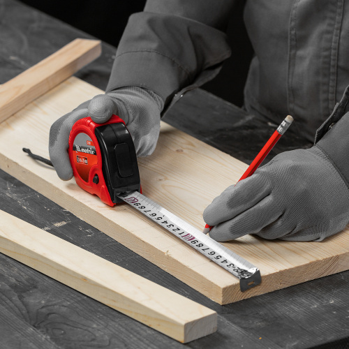 Рулетка Rubber,7,5 м х 25 мм,обрезиненный корпус Matrix по ценам производителя в Воронеже с доставкой по всей России