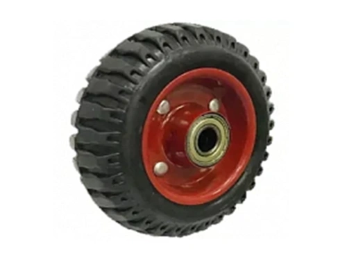 Колесо литое резиновое 160 мм PP160 с протектором, без кронштейна по ценам производителя в Воронеже с доставкой по всей России