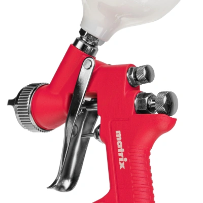 Краскораспылитель HP пневмат. с верхним бачком V= 0,6 л, сопло диаметром 1.7 мм Matrix по ценам производителя в Воронеже с доставкой по всей России