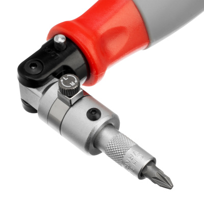 Отвертка реверсивная, поворотная головка, набор бит, CrV, 6 шт Matrix по ценам производителя в Воронеже с доставкой по всей России