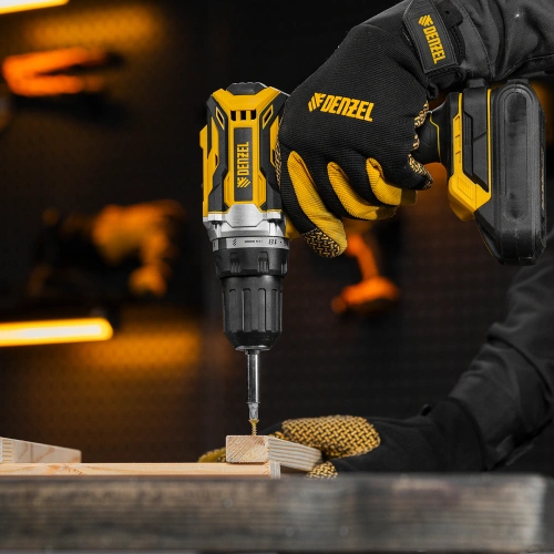 Дрель-шуруповерт аккумуляторная, бесщет. BLDL-18-0 Li-Ion, 18 В Denzel по ценам производителя в Воронеже с доставкой по всей России