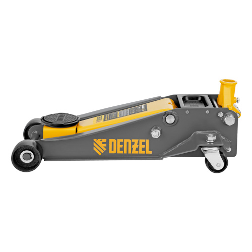 Домкрат гидравлический подкатной, 3 т, 125-470 мм, быстрый подъем, проф. Denzel по ценам производителя в Воронеже с доставкой по всей России