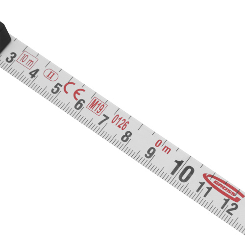Рулетка геодезическая 10 м х 13 мм, закрытый корпус, металлическая лента, нейлон Gross по ценам производителя в Воронеже с доставкой по всей России
