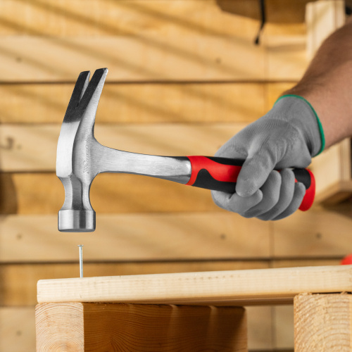 Молоток-гвоздодер, 570 г, цельнометаллический, двухкомпонентная рукоятка Matrix по ценам производителя в Воронеже с доставкой по всей России