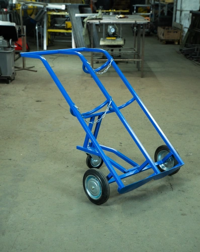 Тележка для баллонов пропан + кислород TOR ТГК-П, 2 баллона (250 резина + 160 поворотное) по ценам производителя в Воронеже с доставкой по всей России