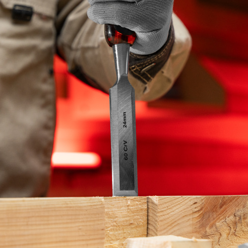 Набор долот-стамесок плоских "Тигровый глаз", 4 шт, 6-12-18-24 мм Matrix по ценам производителя в Воронеже с доставкой по всей России