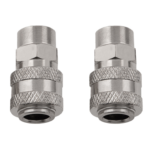 Муфта универсальная быстросъемная ("мама") 3/8, внутренняя резьба, 2 шт, Stels по ценам производителя в Воронеже с доставкой по всей России