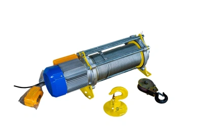 Лебедка электрическая  300/600кг 100/50м с канатом 380В 24м/мин алюминиевый корпус TOR KCD (TSA) купить в Москве с доставкой по всей России | ProtosMarket.ru