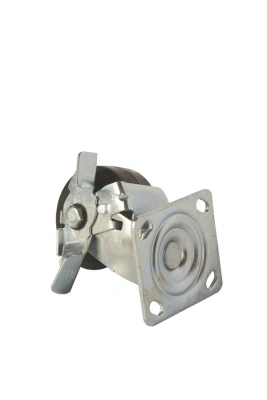 Колесо большегрузное поворотное SCdb 42 100 мм обрезиненное с тормозом (N) по ценам производителя в Воронеже с доставкой по всей России