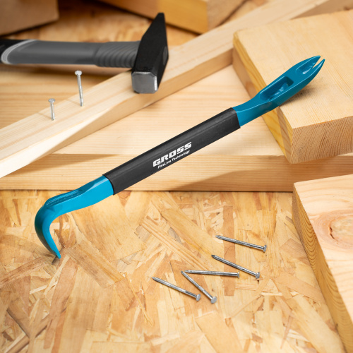 Лом-гвоздодер, обрезиненная рукоятка, 300 x 22 x 14мм Gross по ценам производителя в Воронеже с доставкой по всей России