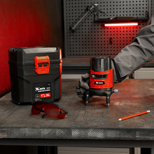 Лазерный уровень CRX-30R, 30 м, красный луч, батарейки, резьба 5/8" MTX по ценам производителя в Воронеже с доставкой по всей России