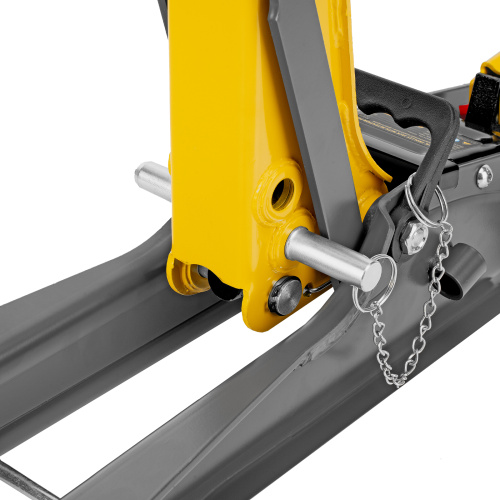 Домкрат гидравлический подкатной с фиксатором, 2,5 т, 85-385 мм Denzel по ценам производителя в Воронеже с доставкой по всей России