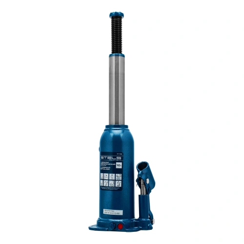 Домкрат гидравлический бутылочный, 10 т, h подъема 222-447 мм Stels по ценам производителя в Воронеже с доставкой по всей России