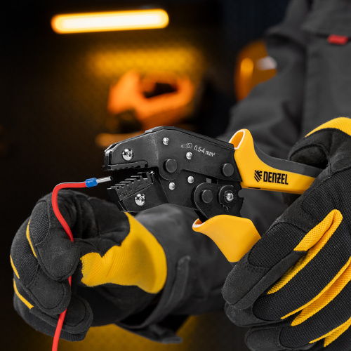 Клещи для обжима наконечников штыревых НШВ, НШВИ, НШВИ-2, 0,5-4 мм2 Denzel по ценам производителя в Воронеже с доставкой по всей России