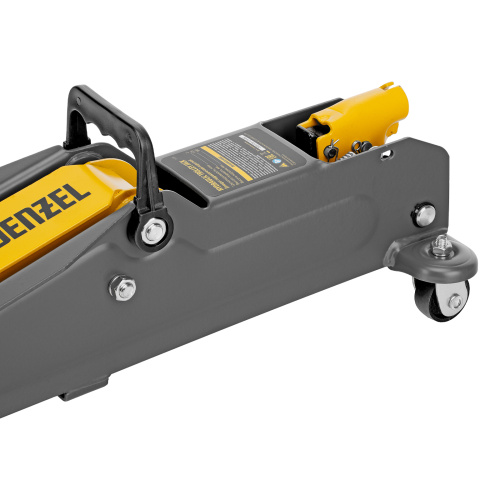 Домкрат гидравлический подкатной, 2 т, 135-385 мм, в пласт. кейсе Denzel по ценам производителя в Воронеже с доставкой по всей России