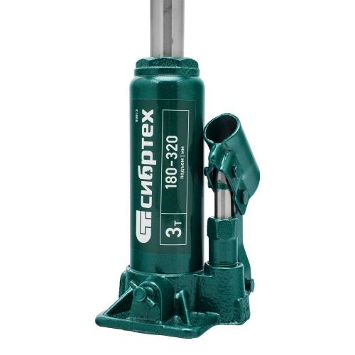 Домкрат гидравлический бутылочный, 3 т, 180-320 мм, в пласт. кейсе Сибртех по ценам производителя в Воронеже с доставкой по всей России