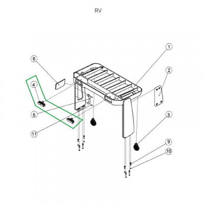 Фара головного света встроенная для ричтрака RV (24V) по ценам производителя в Воронеже с доставкой по всей России