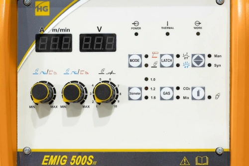 Сварочный полуавтомат HUGONG EMIG 500S III (открытый подающий) по ценам производителя в Воронеже с доставкой по всей России