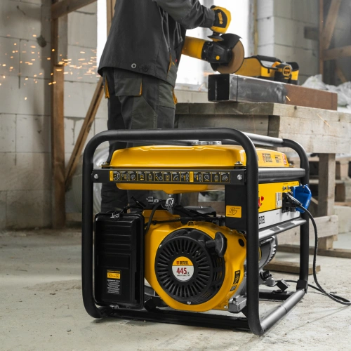 Генератор бензиновый GE 8900, 8.5 кВт, 220 В/50 Гц, 25 л, ручной старт Denzel по ценам производителя в Воронеже с доставкой по всей России