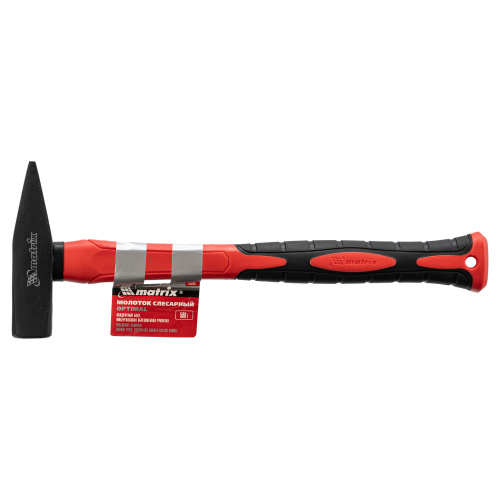 Молоток слесарный optimal, 500 г, фибергласовая обрезиненная рукоятка, квадратный боек Matrix по ценам производителя в Воронеже с доставкой по всей России