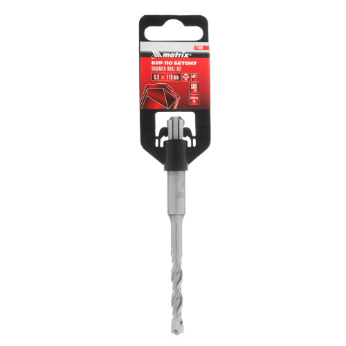 Бур по бетону, 6.5 x 110 мм, SDS Plus Matrix по ценам производителя в Воронеже с доставкой по всей России