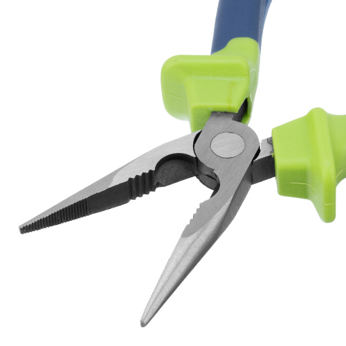 Длинногубцы прямые, 160 мм, двухкомпонентные рукоятки Сибртех по ценам производителя в Воронеже с доставкой по всей России