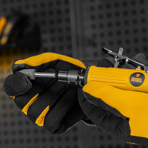 Пневмошлифмашина прямая PGS25000, 25000 об/мин, 10 шлиф. камней, цанга - 3, 6 мм, 113 л/мин Denzel по ценам производителя в Воронеже с доставкой по всей России