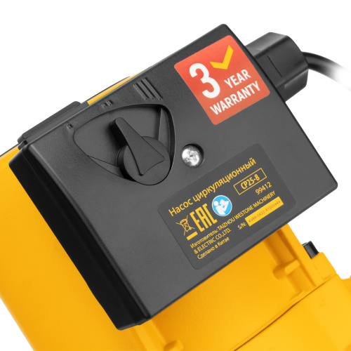 Циркуляционный насос CP25-8, напор 8 м, 130 л/мин, 1 м кабель, монт. длина 180 мм Denzel по ценам производителя в Воронеже с доставкой по всей России