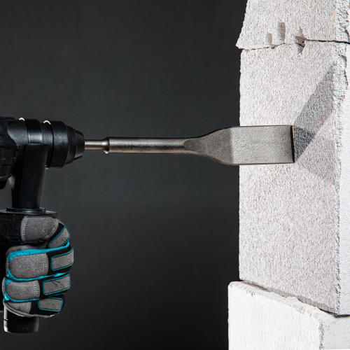 Зубило плоское, изогнутое 40 x 260 мм, SDS Plus Gross по ценам производителя в Воронеже с доставкой по всей России